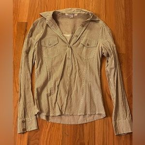 Forever 21 Half Button Up Top